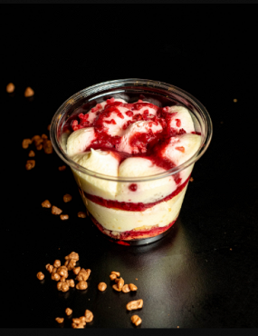 Fromage blanc fruits rouges /marron/daim/miel