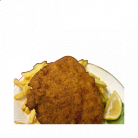 Pileći bečki + pomfri