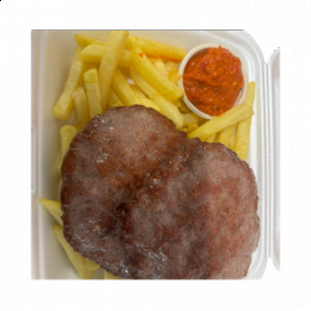 Pljeskavice + pomfri