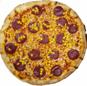 36. Pizza Salámová s kukuricou (1,7)