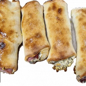 2. Pizza štangle plnené syrom Niva a šunkou (1,7)