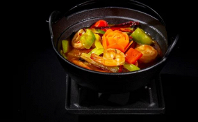 190.Scodella di gamberi piccanti 🌶️