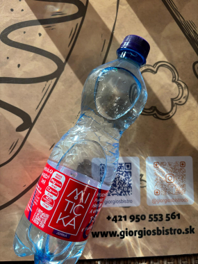 MINERÁLNA VODA Jemne perlivá 500ml