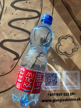 MINERÁLNA VODA perlivá 500ml