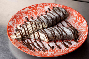 Maková palacinka s vanilkovým krémom