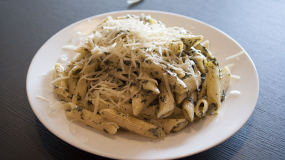 Makaron ze szpinakiem