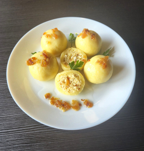 Pyzy z serem i ziemniakami 4 szt.