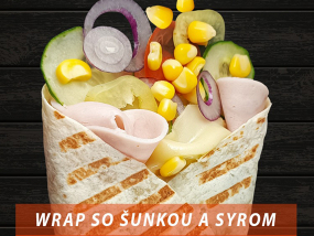 Wrap so Šunkou a Syrom