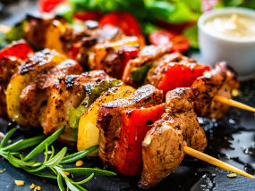 Grilované bravčové špízy