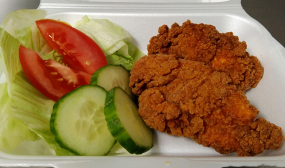 120g Kuřecí kousky HOT, obloha