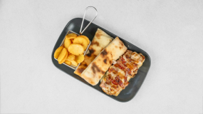 PUNJENI ZABATAK I BATAK OTKOŠTENI S DOLLAR KRUMPIROM I LEPINJOM