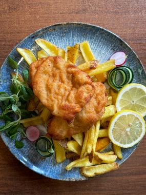 Vyprážaný kurací rezeň 