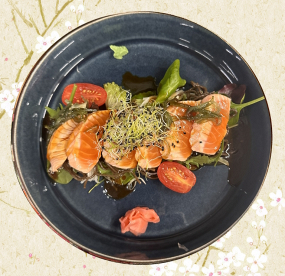 Tataki de saumon japonais