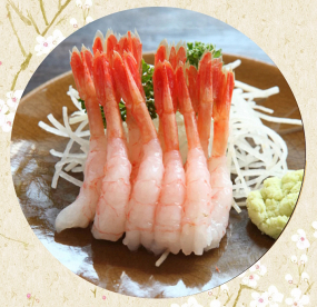 Sashimi Ama ébi (6 pièces)