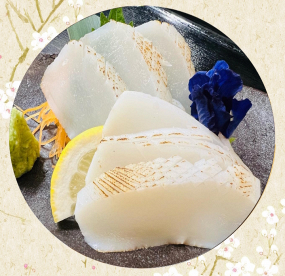 Sashimi ika (6 pièces)