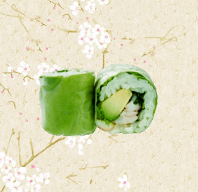 Spring roll ebi menthe (8 pièces)