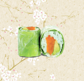 Spring roll saumon et avocat (8 pièces)