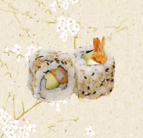 California ebi tempura (8 pièces)