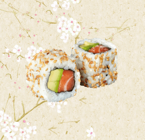 California saumon et avocat (8 pièces)