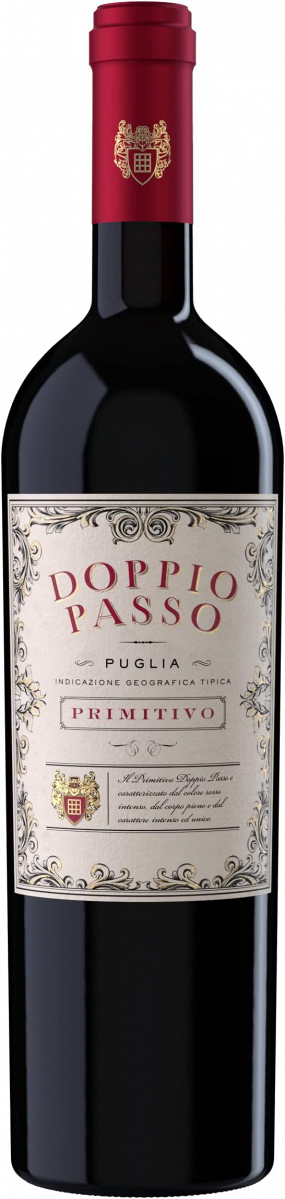 Doppio Passo Primitivo Puglia, Rotwein Italien 0,75l halbtrocken