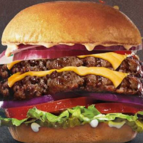 Whooper double burger