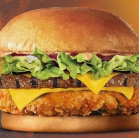 Whooper crispy burger