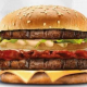 Beef bacon burger