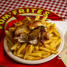 Frites 1/4 Poulet