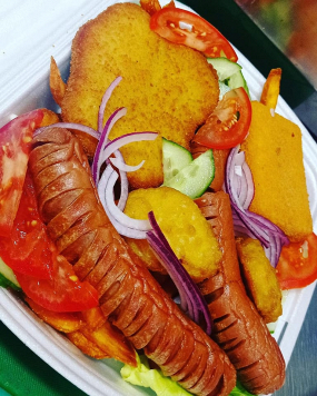 Bőségtál 1 Hasábbal/rizs körettel