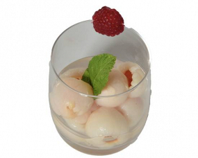 Verrine de litchis