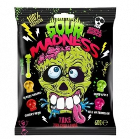 Extra kyslé dropsy čierne s ovocnou príchuťou