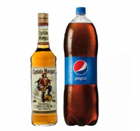 Captain Morgan 0,7l + Pepsi Cola 1,5l 🔞