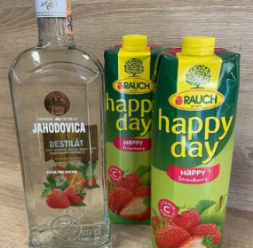 Jahodovica + jahodový džús 🔞