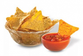 Combo Tortilla Chips + Dip Salsa hot