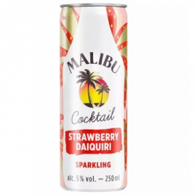 Malibu biely rum (jahoda a limetka) 🔞