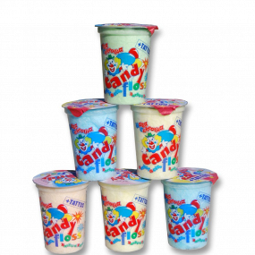 Cukrová vata Banánová Candy Floss + tattoo