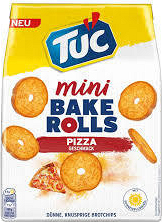 TUC Bake Rolls pizza