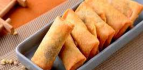 26. Mini Frühlingsrollen, 6 Stück, 🍃