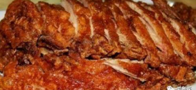 42. Süß-sauer Ente, kross gebacken Ente