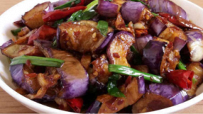 85. Geschmorte Aubergine