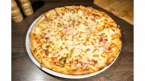 Pizza all'amatriciana (con gnocchi) 500gr 