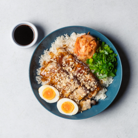 Teriyaki pork bowl