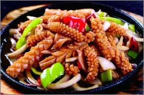 H07 Calamar pe plită