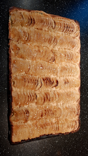 PLAQUE DE TARTE AUX POMMES sur commande  