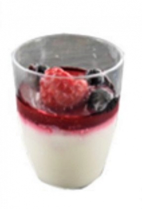 VERRINE PANNACOTA FRAMBOISE 