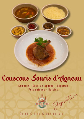 Couscous  souris d'agneau