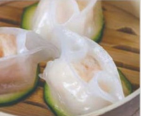 36. RAVIOLI DI GAMBERI* IN CRISTALLO