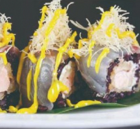 108. BLACK CRISPY SPIGOLA ROLL