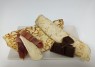 Crepe de jamon serrano queso brie y salsa de queso.