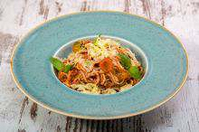 Bolognai spagetti sajttal